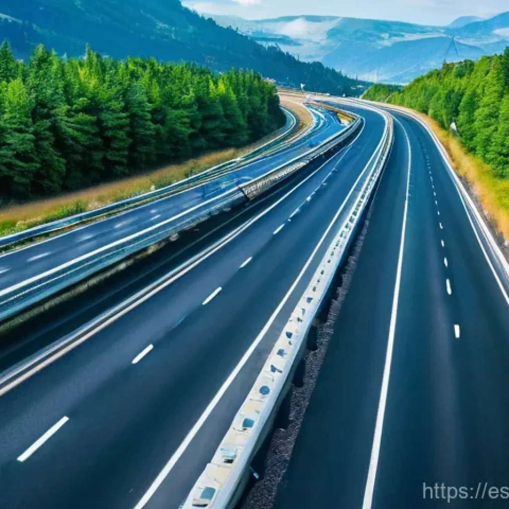 JAMstack과 마이크로 프론트엔드의 통합 - Image Prompt 1: The Agile JAMstack Highway**