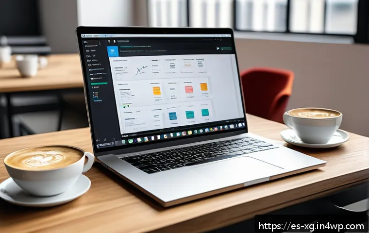 JAMstack으로 고성능 웹사이트 구축하기 - A modern web developer workspace showcasing a laptop displaying a JAMstack architecture diagram with...